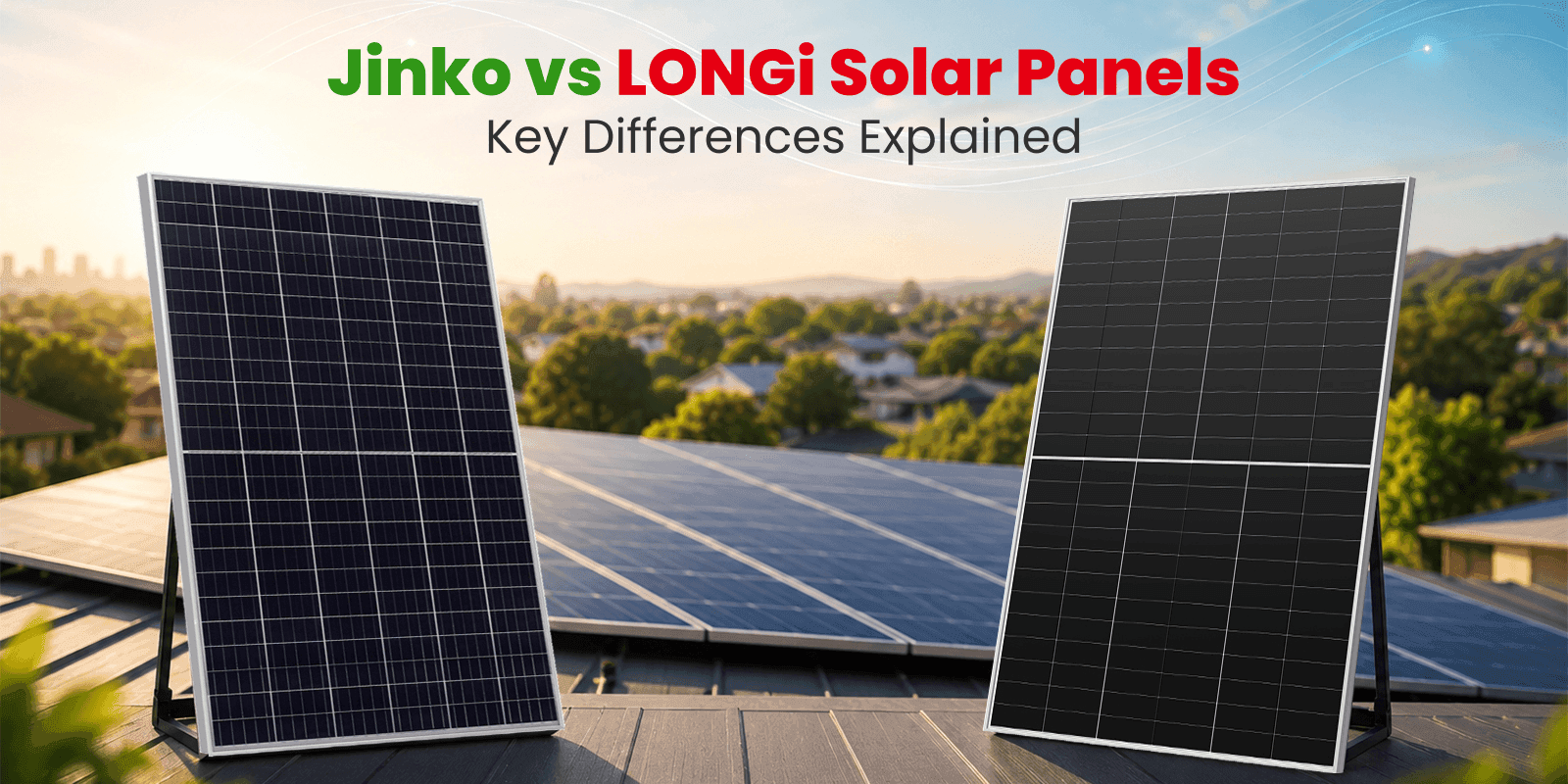 Jinko vs LONGi Solar Panels: Key Differences Explained